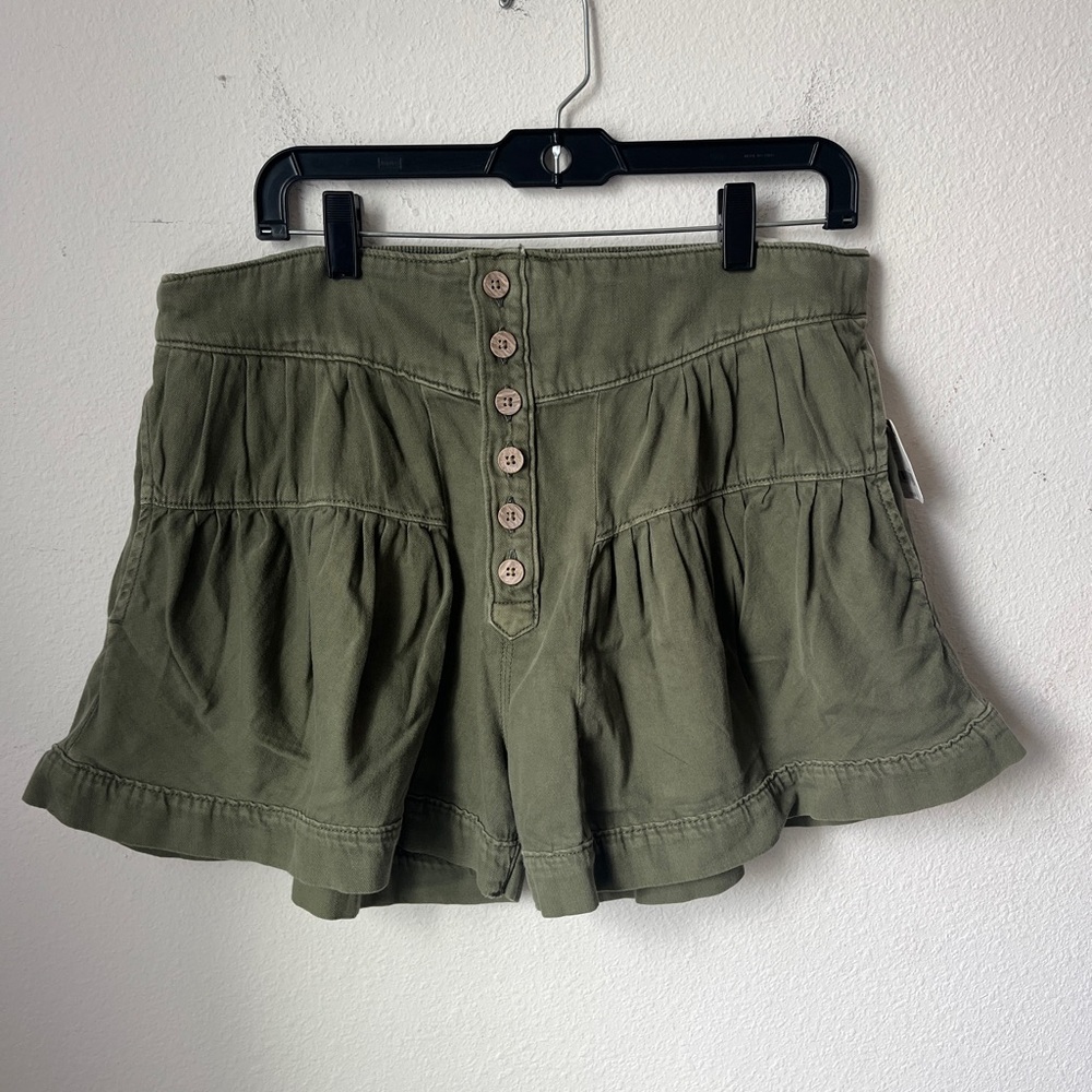 NWT Free People Olive Green Shorts Large
